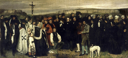 File source: http://commons.wikimedia.org/wiki/File:Gustave_Courbet_-_A_Burial_at_Ornans_-_Google_Art_Project_2.jpg